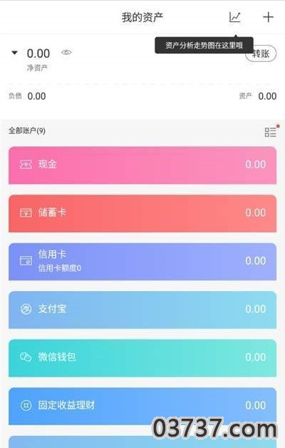 生活支出记账APP截图