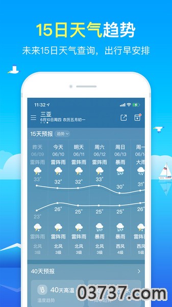 51天气截图