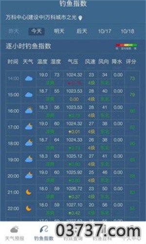 钓鱼天气app截图