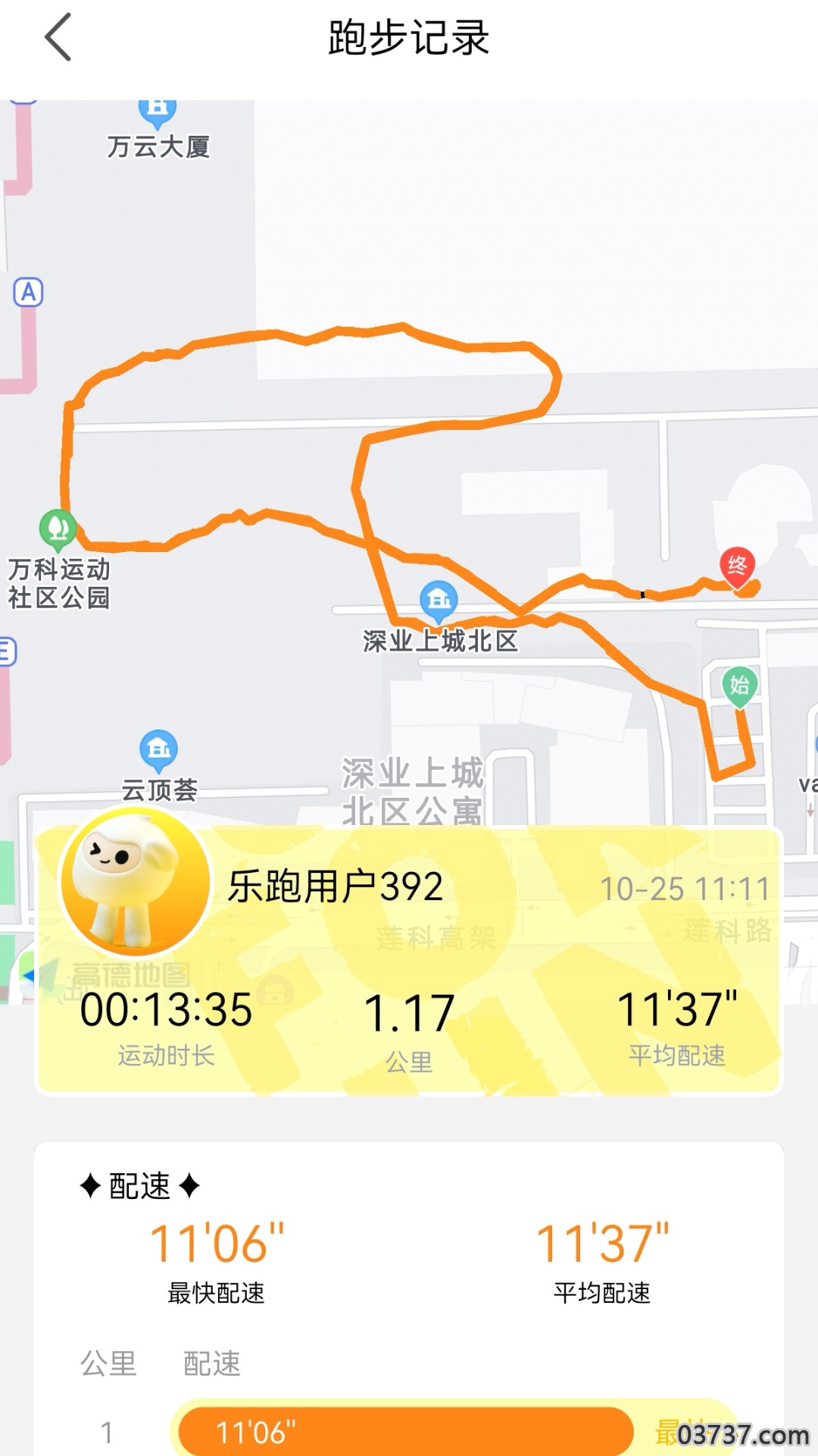 乐跑截图